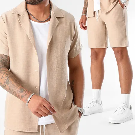 Ensemble Chemise Manches Courtes Et Short 