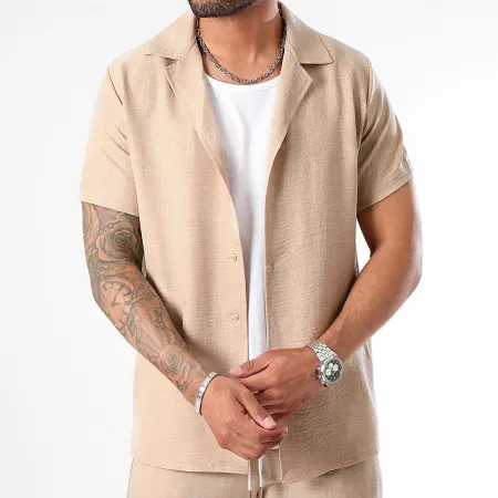 Ensemble Chemise Manches Courtes Et Short 