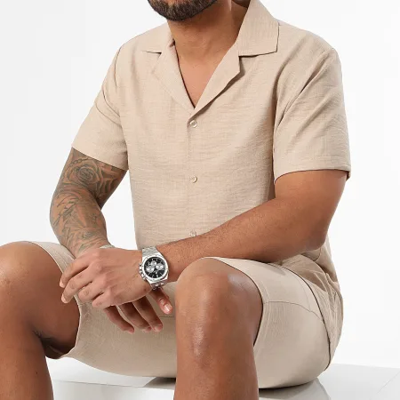 Ensemble Chemise Manches Courtes Et Short 